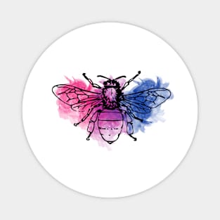 Bi Bee Flag Magnet